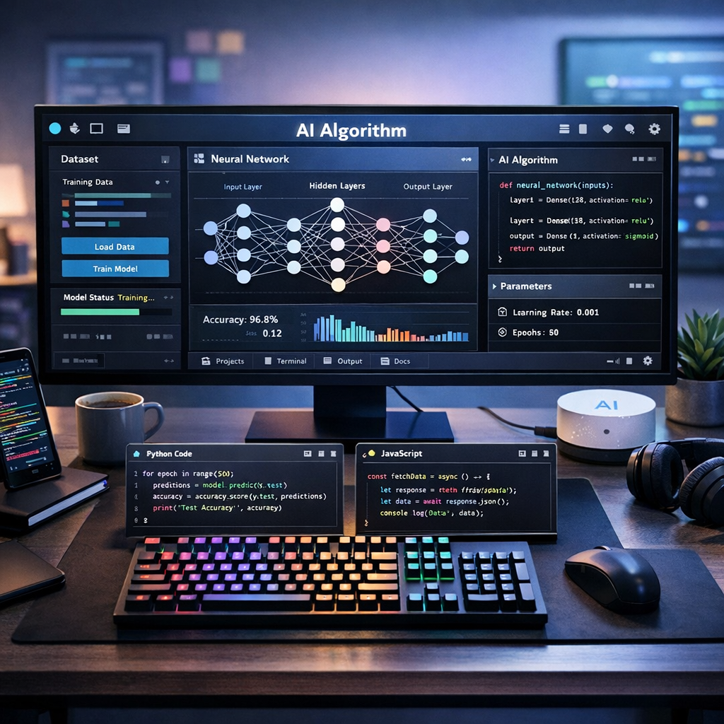 Cursor AI coding interface