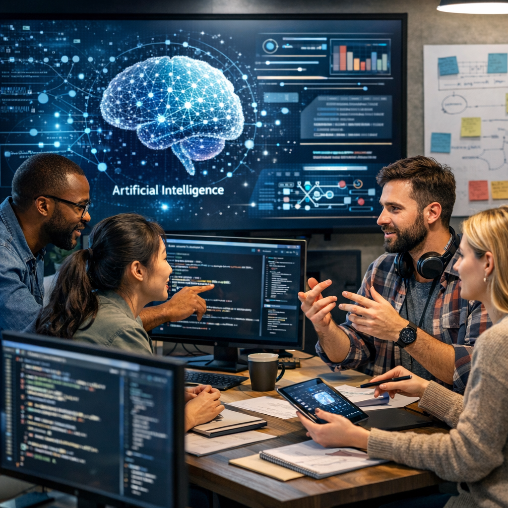 developers working on Perplexity AI software