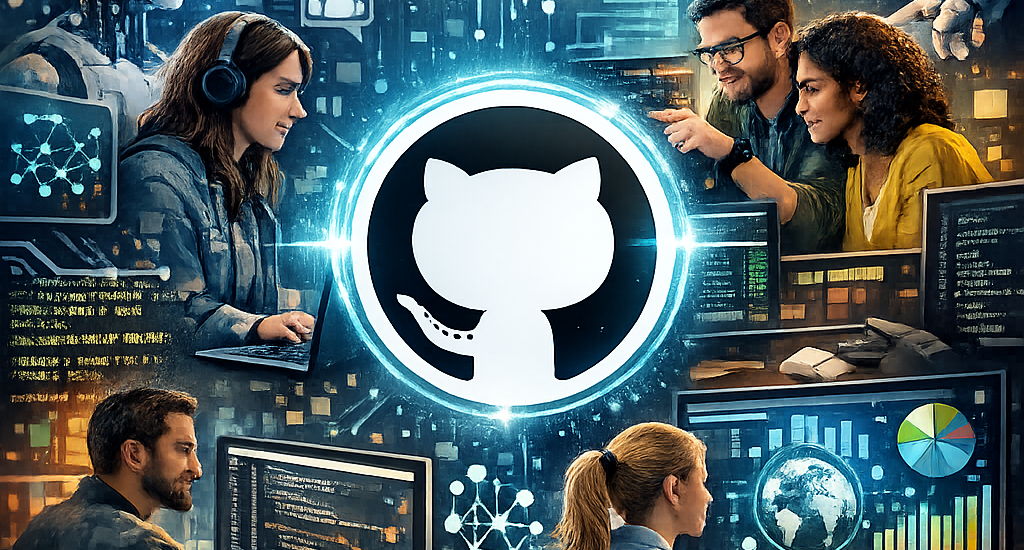 Most popular GitHub AI repositories with collaboration and technology