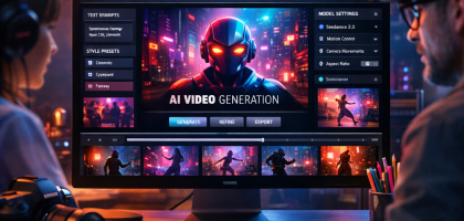 Seedance 2.0 Cinematic Custom GPT interface in a design workspace