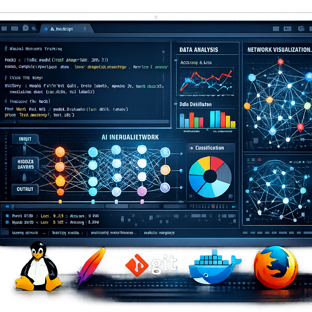 open-source AI agents interface and code visualization