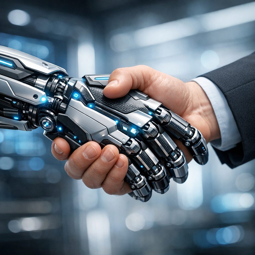 Robotic hand with humanoid design