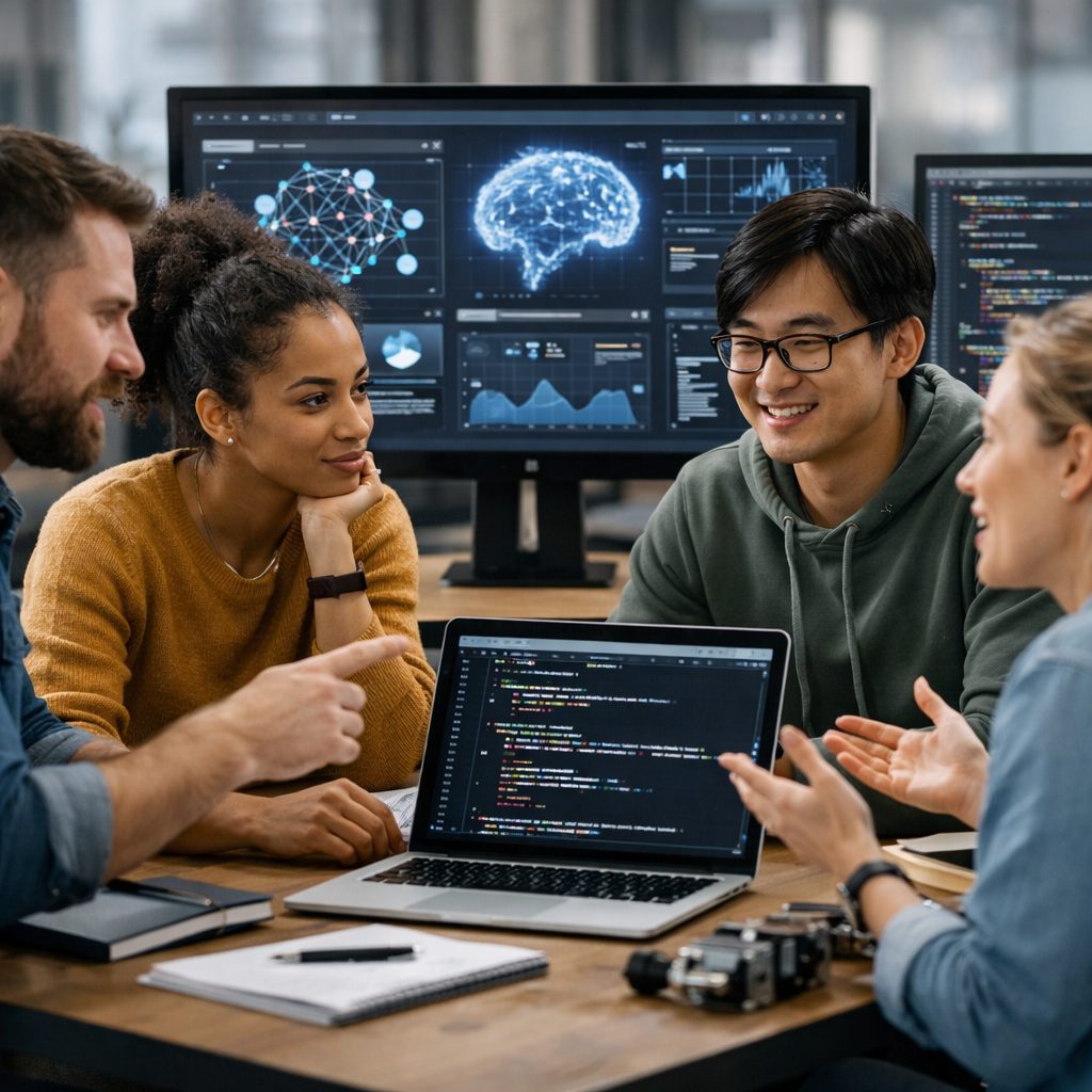Collaborative development with AI tools
