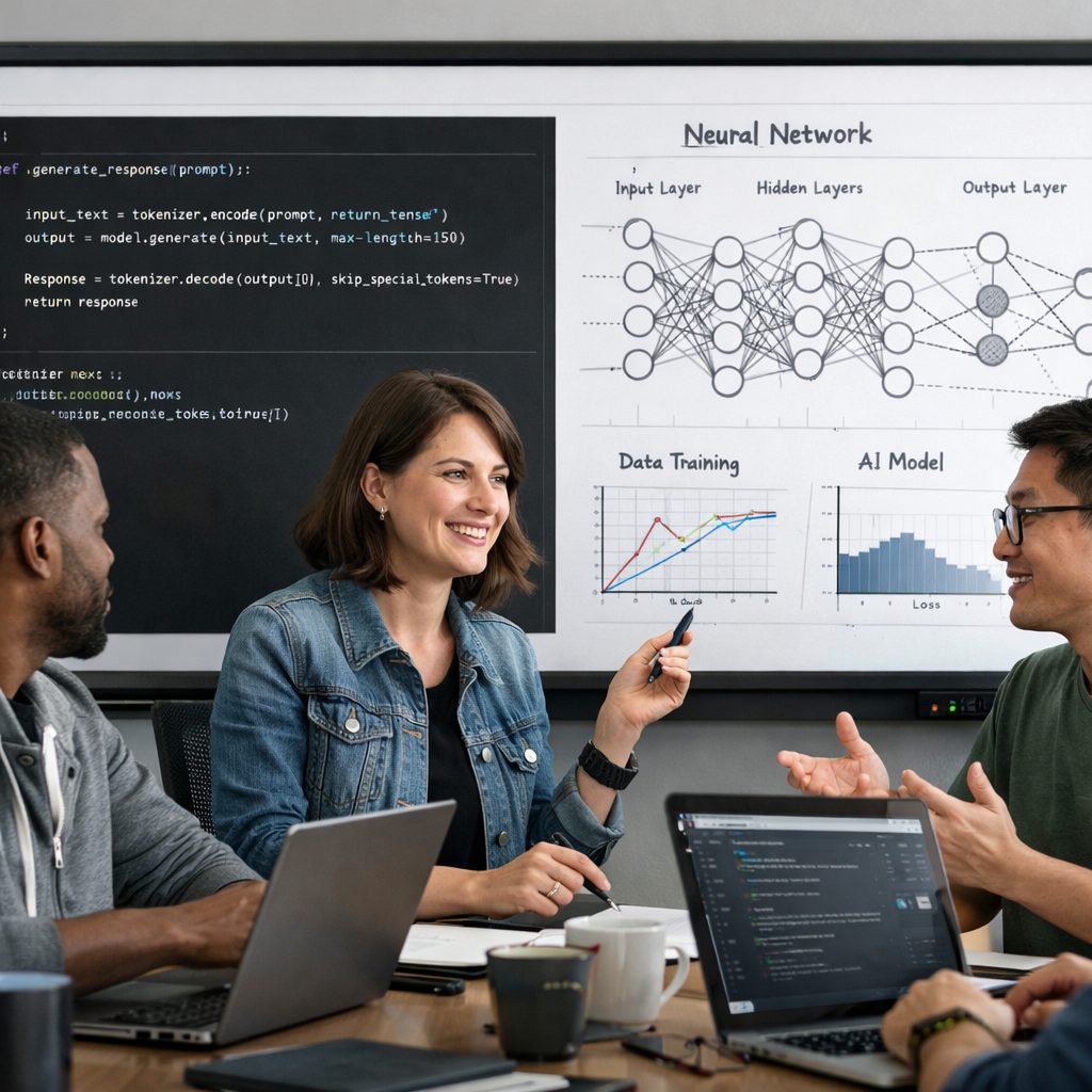Collaboration on GitHub with AI features