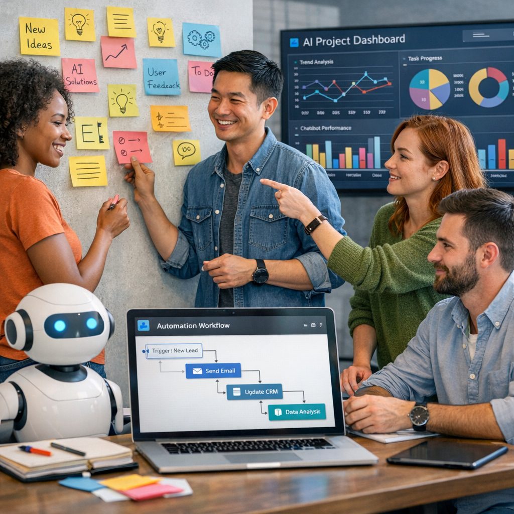 team collaboration using AI workflow automation techniques