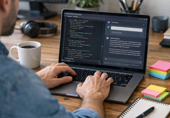 Programmer using LLMs in software development