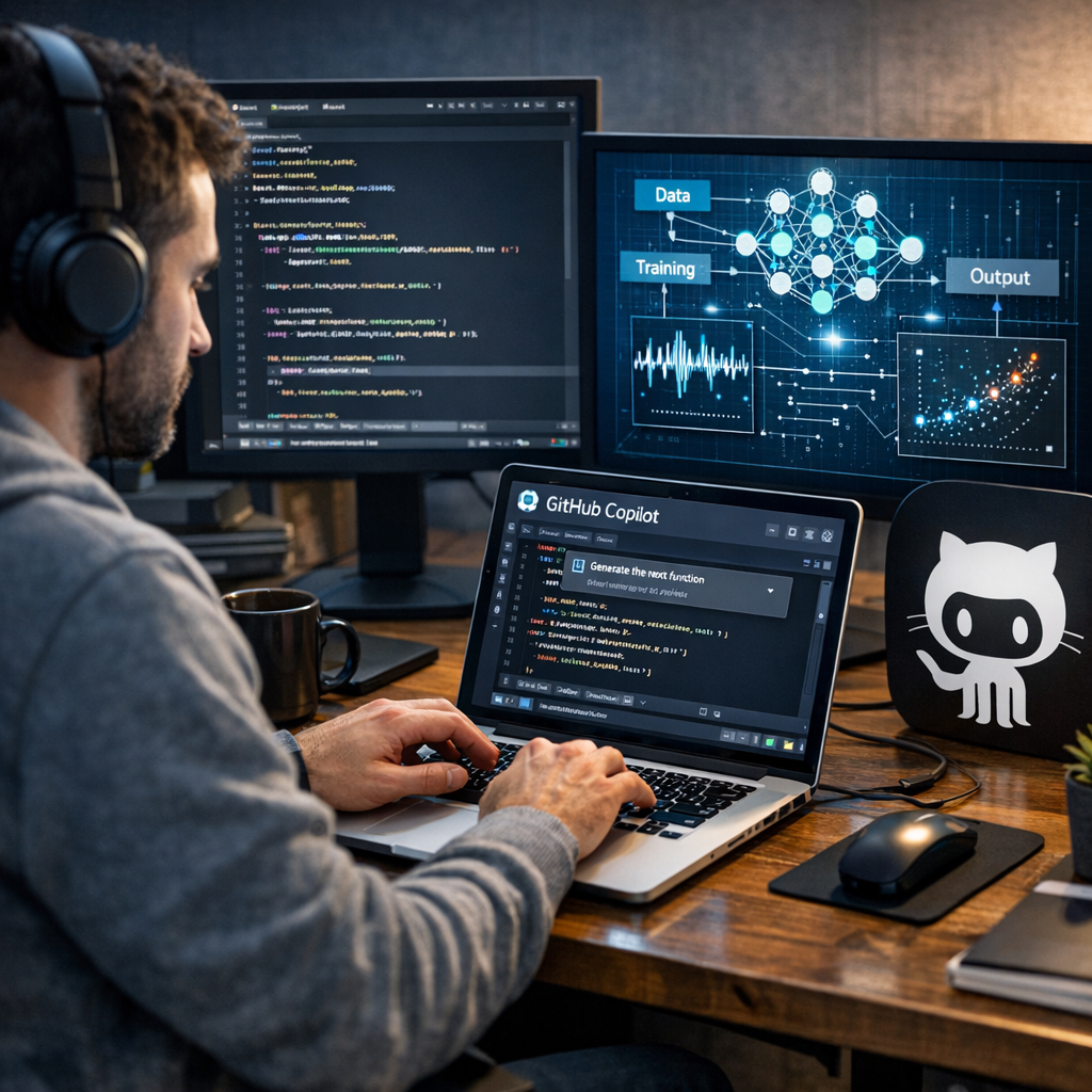 AI and GitHub integration in a programming environment